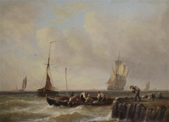 Mid 19th Century oil- marine scene